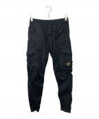 STONE ISLANDストーンアイランド）の古着「コットンストレッチワークパンツ」｜ブラック