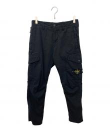 STONE ISLAND（ストーンアイランド）の古着「CARGO TROUSERS GARMENTDIE」｜ブラック