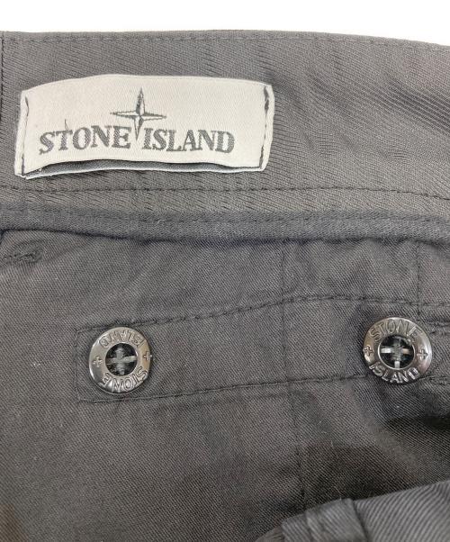 STONE ISLAND（ストーンアイランド）STONE ISLAND (ストーンアイランド) CARGO TROUSERS GARMENTDIE ブラック サイズ:W28の古着・服飾アイテム