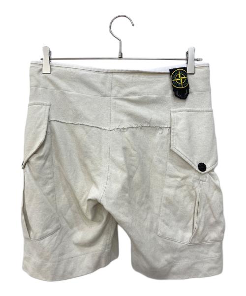 STONE ISLAND（ストーンアイランド）STONE ISLAND (ストーンアイランド) スウェットショートパンツ ベージュ サイズ:Ｓの古着・服飾アイテム