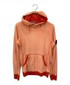STONE ISLANDストーンアイランド）の古着「GARMENT DYED POPOVER HOODIE」｜オレンジ