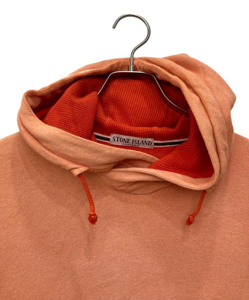 STONE ISLAND（ストーンアイランド）STONE ISLAND (ストーンアイランド) GARMENT DYED POPOVER HOODIE オレンジ サイズ:Ｓの古着・服飾アイテム