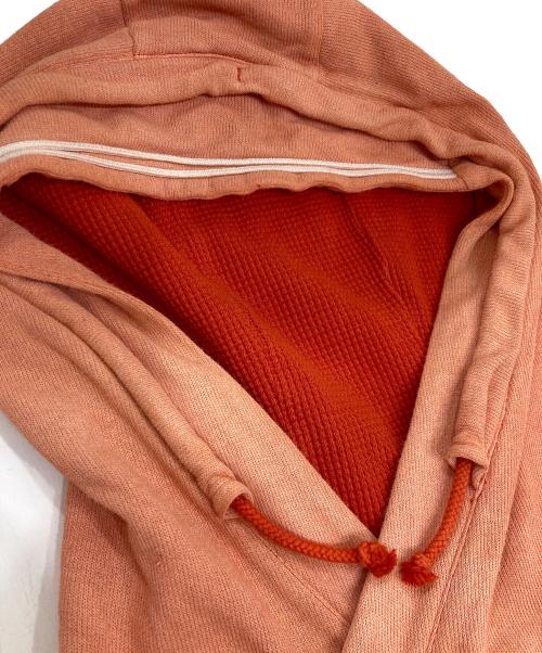 STONE ISLAND（ストーンアイランド）STONE ISLAND (ストーンアイランド) GARMENT DYED POPOVER HOODIE オレンジ サイズ:Ｓの古着・服飾アイテム