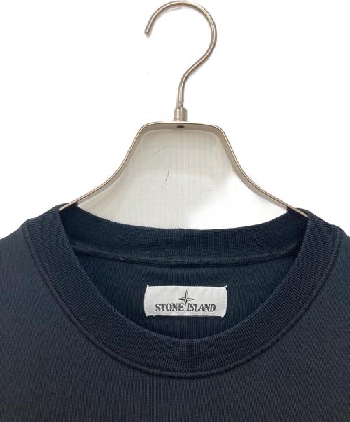 STONE ISLAND（ストーンアイランド）STONE ISLAND (ストーンアイランド) PULL OVER SWEAT ブラック サイズ:Mの古着・服飾アイテム