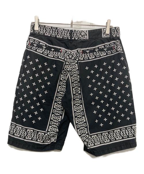 stussy（ステューシー）stussy (ステューシー) バンダナ柄ショートパンツ ブラック サイズ:30の古着・服飾アイテム