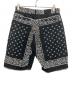 stussy (ステューシー) バンダナ柄ショートパンツ ブラック サイズ:30：6000円