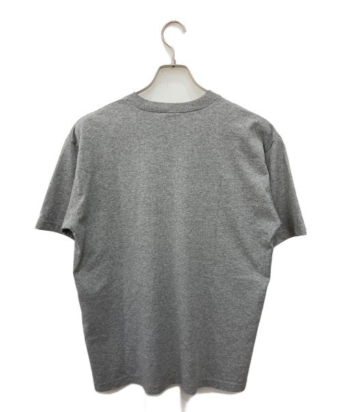 stussy（ステューシー）stussy (ステューシー) ワンポイントクラウン刺繍Tシャツ グレー サイズ:Mの古着・服飾アイテム