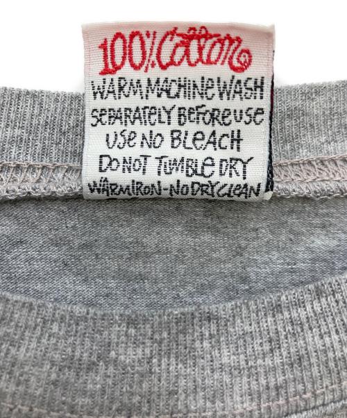 stussy（ステューシー）stussy (ステューシー) ワンポイントクラウン刺繍Tシャツ グレー サイズ:Mの古着・服飾アイテム