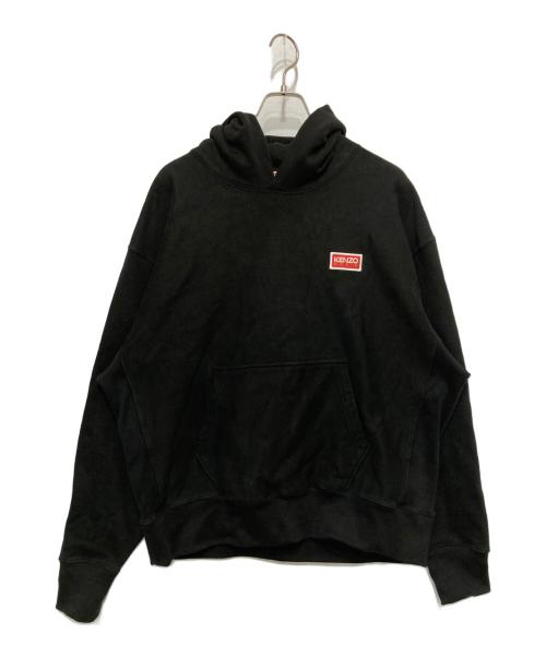 KENZO（ケンゾー）KENZO (ケンゾー) ロゴプリントフーディー ブラック サイズ:Lの古着・服飾アイテム