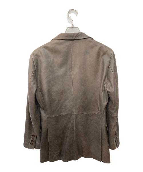 BURBERRY BLACK LABEL（バーバリーブラックレーベル）BURBERRY BLACK LABEL (バーバリーブラックレーベル) シープレザージャケット ベージュ サイズ:Ｓの古着・服飾アイテム