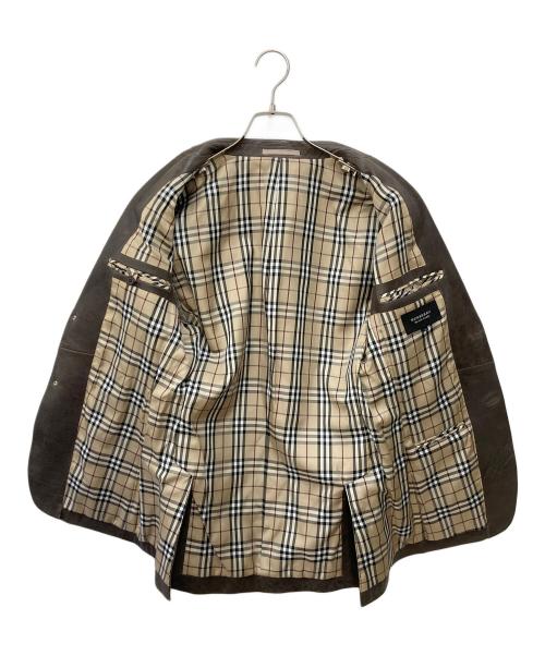 BURBERRY BLACK LABEL（バーバリーブラックレーベル）BURBERRY BLACK LABEL (バーバリーブラックレーベル) シープレザージャケット ベージュ サイズ:Ｓの古着・服飾アイテム