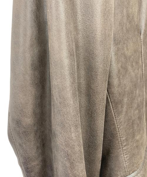 BURBERRY BLACK LABEL（バーバリーブラックレーベル）BURBERRY BLACK LABEL (バーバリーブラックレーベル) シープレザージャケット ベージュ サイズ:Ｓの古着・服飾アイテム