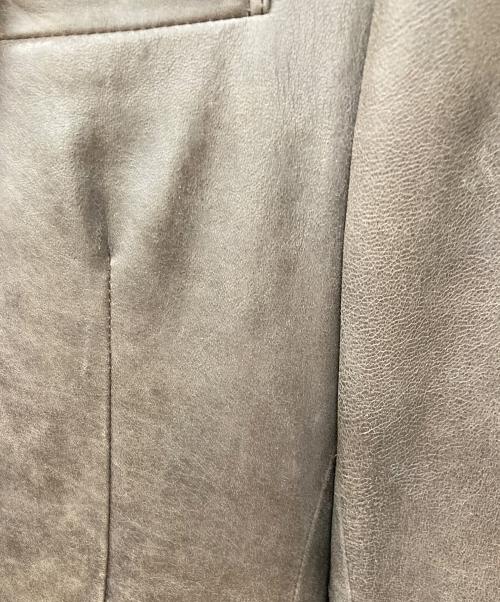 BURBERRY BLACK LABEL（バーバリーブラックレーベル）BURBERRY BLACK LABEL (バーバリーブラックレーベル) シープレザージャケット ベージュ サイズ:Ｓの古着・服飾アイテム
