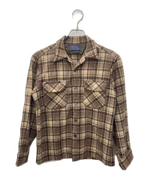 PENDLETON（ペンドルトン）PENDLETON (ペンドルトン) ボードシャツ ブラウン サイズ:Ｍの古着・服飾アイテム
