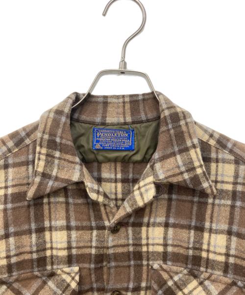 PENDLETON（ペンドルトン）PENDLETON (ペンドルトン) ボードシャツ ブラウン サイズ:Ｍの古着・服飾アイテム