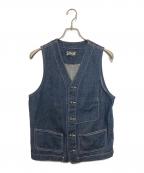 Schottショット）の古着「OLD DENIM WORK VEST」｜インディゴ