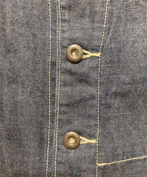 Schott（ショット）Schott (ショット) OLD DENIM WORK VEST インディゴ サイズ:Sの古着・服飾アイテム