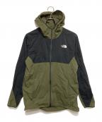 THE NORTH FACEザ ノース フェイス）の古着「Anytime Wind Hoodie　エニタイム ウィンド フーディー」｜グリーン×ブラック