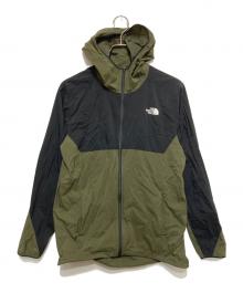THE NORTH FACE（ザ ノース フェイス）の古着「Anytime Wind Hoodie　エニタイム ウィンド フーディー」｜グリーン×ブラック