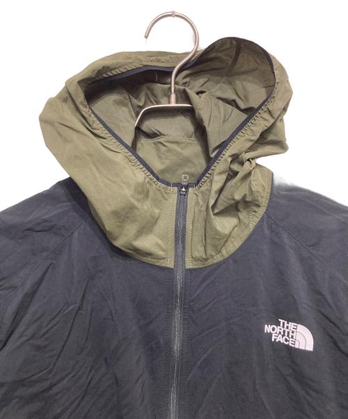THE NORTH FACE（ザ ノース フェイス）THE NORTH FACE (ザ ノース フェイス) Anytime Wind Hoodie　エニタイム ウィンド フーディー グリーン×ブラック サイズ:Mの古着・服飾アイテム