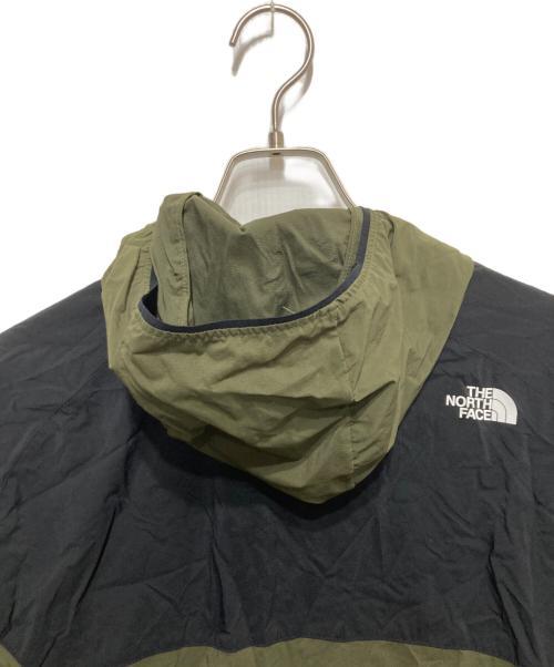 THE NORTH FACE（ザ ノース フェイス）THE NORTH FACE (ザ ノース フェイス) Anytime Wind Hoodie　エニタイム ウィンド フーディー グリーン×ブラック サイズ:Mの古着・服飾アイテム