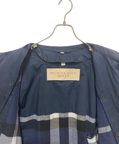BURBERRY BRIT（バーバリーブリット）BURBERRY BRIT (バーバリーブリット) ライナー付トレンチコート ネイビー サイズ:XLの古着・服飾アイテム