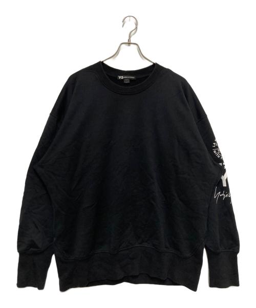 Y-3（ワイスリー）Y-3 (ワイスリー) M CR SWT STREETクルーネックスウェット ブラック サイズ:lの古着・服飾アイテム
