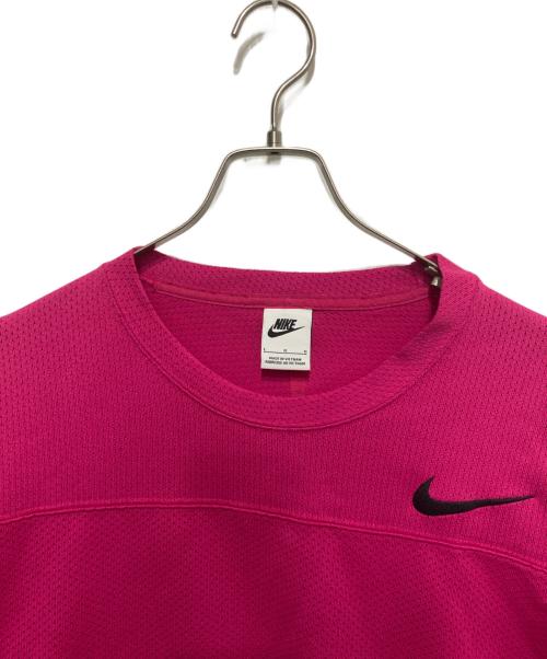 NIKE（ナイキ）NIKE (ナイキ) stussy (ステューシー) Long Sleeve Top Fireberry　ロングスリーブ・トップ・ファイアベリー ピンク サイズ:Lの古着・服飾アイテム