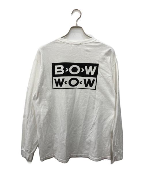 BOWWOW（バウワウ）BOWWOW (バウワウ) プリントロングスリーブカットソー ホワイト サイズ:Ｌの古着・服飾アイテム