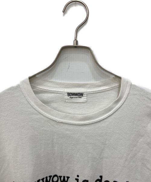BOWWOW（バウワウ）BOWWOW (バウワウ) プリントロングスリーブカットソー ホワイト サイズ:Ｌの古着・服飾アイテム