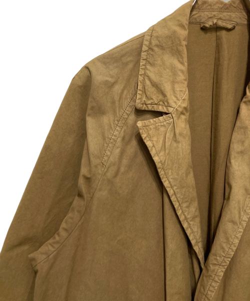 confect（コンフェクト）CONFECT (コンフェクト) スーピマコットンダブルブレストチェスターコート ブラウン サイズ:3の古着・服飾アイテム