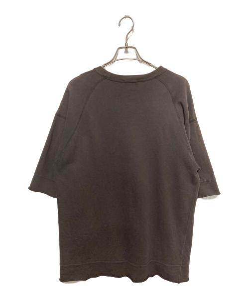 ULTERIOR（アルテリア）ULTERIOR (アルテリア) 半袖スウェット ブラウン サイズ:SIZE 4の古着・服飾アイテム