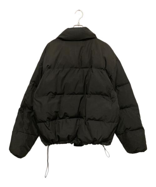 My Sugar Babe（マイシュガーベイブ）My Sugar Babe (マイシュガーベイブ) reversible puffy jacket　リバーシブル パフィー ジャケット ブラック サイズ:Lの古着・服飾アイテム
