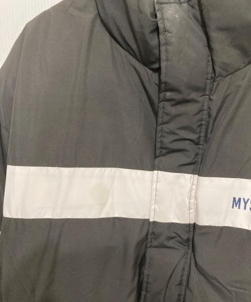 My Sugar Babe（マイシュガーベイブ）My Sugar Babe (マイシュガーベイブ) reversible puffy jacket　リバーシブル パフィー ジャケット ブラック サイズ:Lの古着・服飾アイテム
