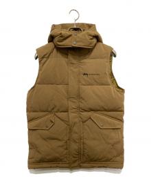 stussy（ステューシー）の古着「ダウンベスト」｜ベージュ