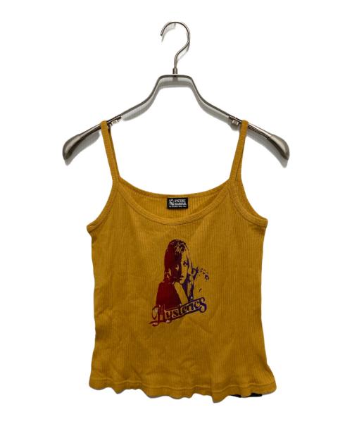 Hysteric Glamour（ヒステリックグラマー）Hysteric Glamour (ヒステリックグラマー) ヒスガールキャミソール イエロー サイズ:FREEの古着・服飾アイテム