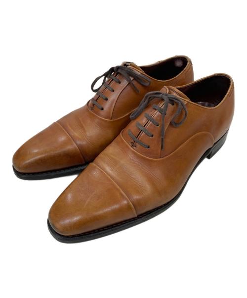 UNION IMPERIAL（ユニオンインペリアル）UNION IMPERIAL (ユニオンインペリアル) 内羽根ストレートチップビジネスシューズ ブラウン サイズ:７の古着・服飾アイテム