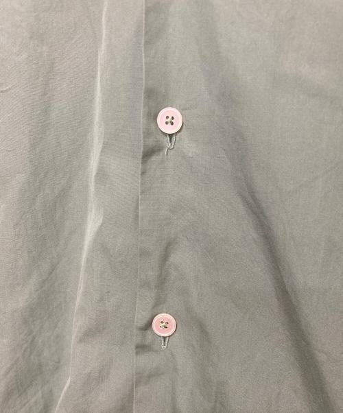 PAUL SMITH（ポールスミス）Paul Smith (ポールスミス) ソリッドカラー オーバーシルエット 半袖シャツ グリーン サイズ:MEDIUMの古着・服飾アイテム