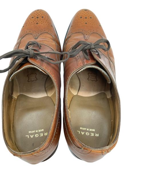 REGAL（リーガル）REGAL (リーガル) メダリオンシューズ ブラウン サイズ:25　1/2の古着・服飾アイテム
