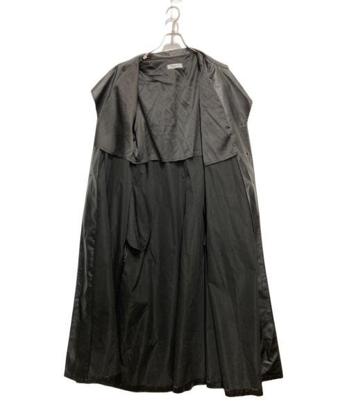 melt the lady（メルトザレディ）MELT THE LADY (メルトザレディ) フェイクレザーシングルトレンチコート ブラック サイズ:Fの古着・服飾アイテム