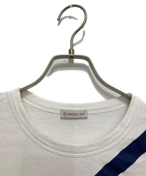 MONCLER（モンクレール）MONCLER (モンクレール) MAGLIA T-SHIRT ホワイト サイズ:不明の古着・服飾アイテム