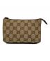 GUCCI（グッチ）の古着「GG柄アクサセリーポーチ」｜ベージュ