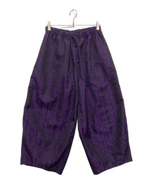 Needles（ニードルズ）Needles (ニードルズ) H.D.P.Pant  Paisley Stripe Lame Jq パープル サイズ:1の古着・服飾アイテム