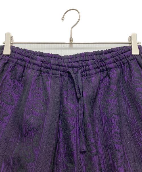 Needles（ニードルズ）Needles (ニードルズ) H.D.P.Pant  Paisley Stripe Lame Jq パープル サイズ:1の古着・服飾アイテム