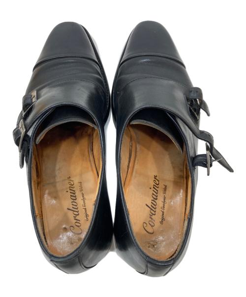 Cordwainer（コードウェイナー）cordwainer (コードウェイナー) モンクストラップレザーシューズ ブラック サイズ:6の古着・服飾アイテム