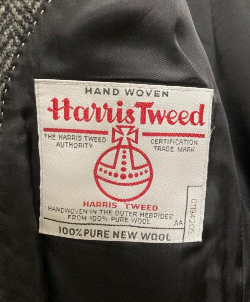 KEN COLLECTION（ケン コレクション）KEN COLLECTION (ケン コレクション) ヘリンボーンステンカラーコート グレー サイズ:Mの古着・服飾アイテム