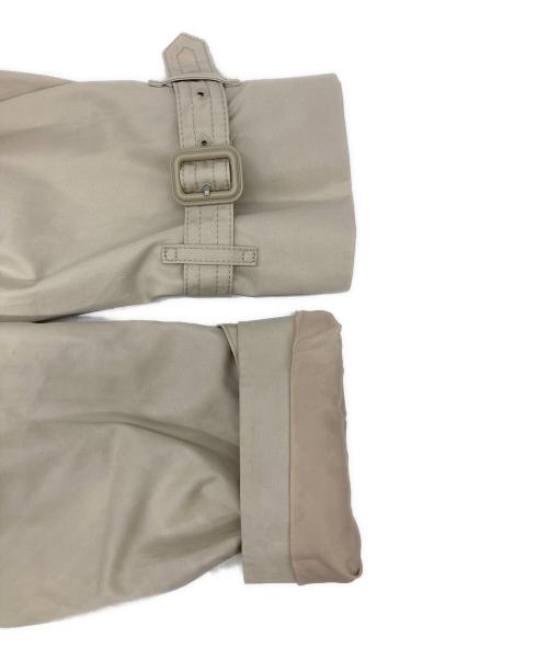 BURBERRY（バーバリー）BURBERRY (バーバリー) BROCKHAM LONG 裏メガチェックトレンチコート アイボリー サイズ:46の古着・服飾アイテム