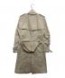 BURBERRY (バーバリー) BROCKHAM LONG 裏メガチェックトレンチコート アイボリー サイズ:46：40000円