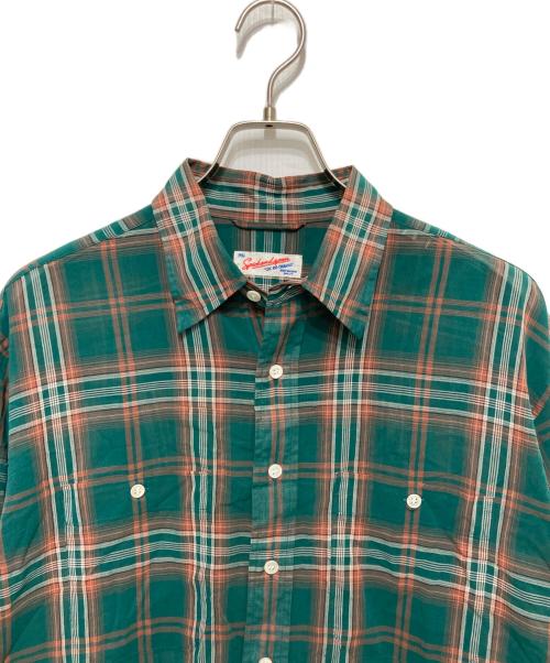 Spick and Span（スピック＆スパン）Spick and Span (スピック＆スパン) コットンボイルチェックルーズシャツ グリーン サイズ:不明の古着・服飾アイテム