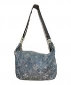 russetラシット）の古着「DENIM JACQUARD  スリングバッグ」｜インディゴ